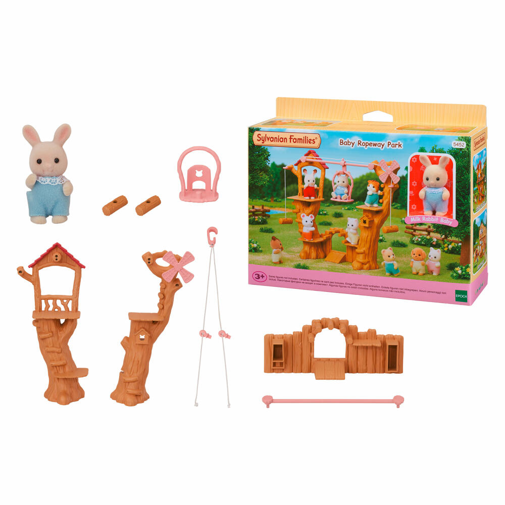 Sylvanian Families Baby Seilbahn, Spielset, Figur, Spielzeug, Kinder, 5452