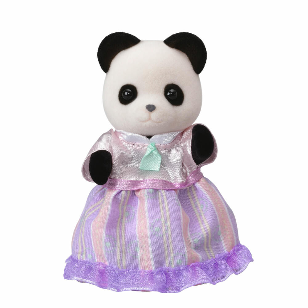 Sylvanian Families Panda Family, Toy Figure, Game Figure, Mother, Father, Figures, Families, 5529