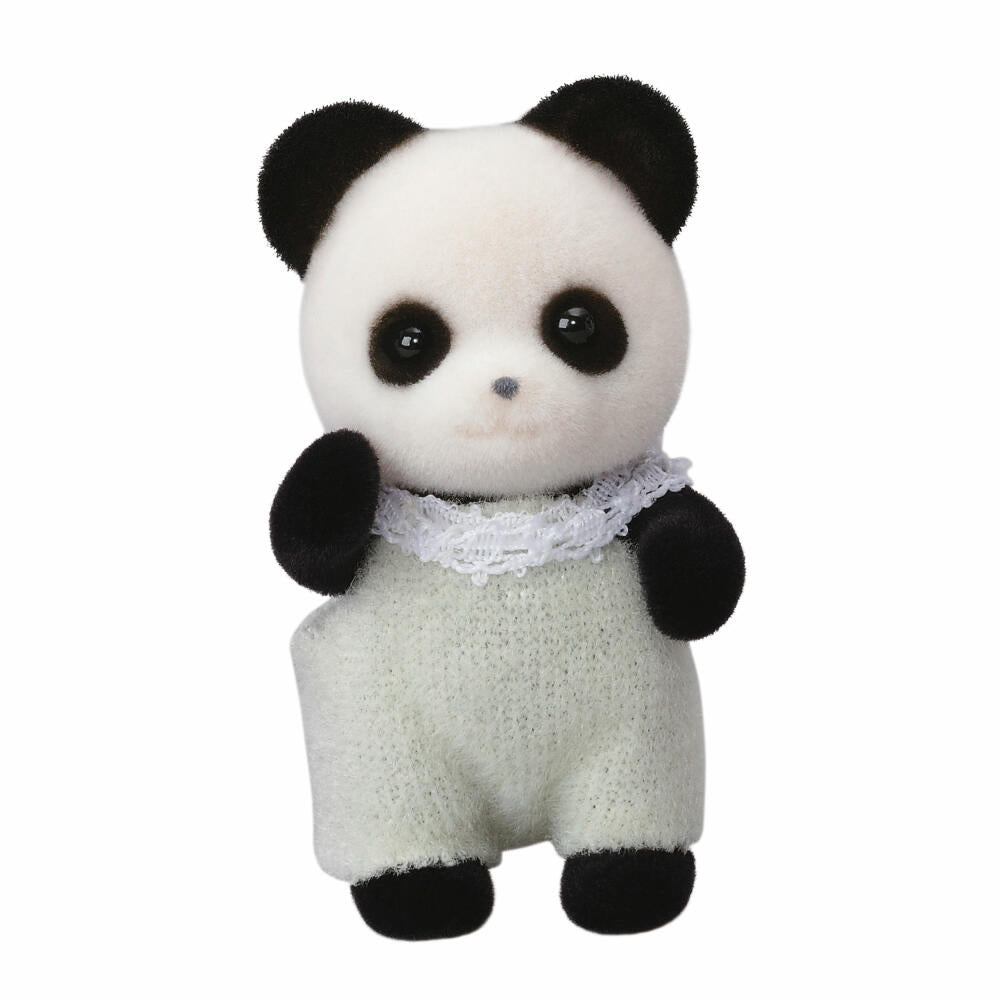 Sylvanian Families Panda Family, Toy Figure, Game Figure, Mother, Father, Figures, Families, 5529