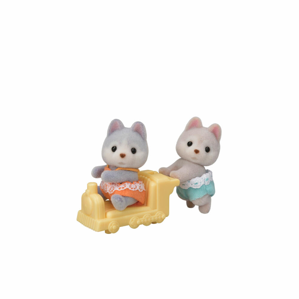 Sylvanian Families Husky Zwillinge, Spielfiguren, Figuren, Spielzeug, Kinder, 5638
