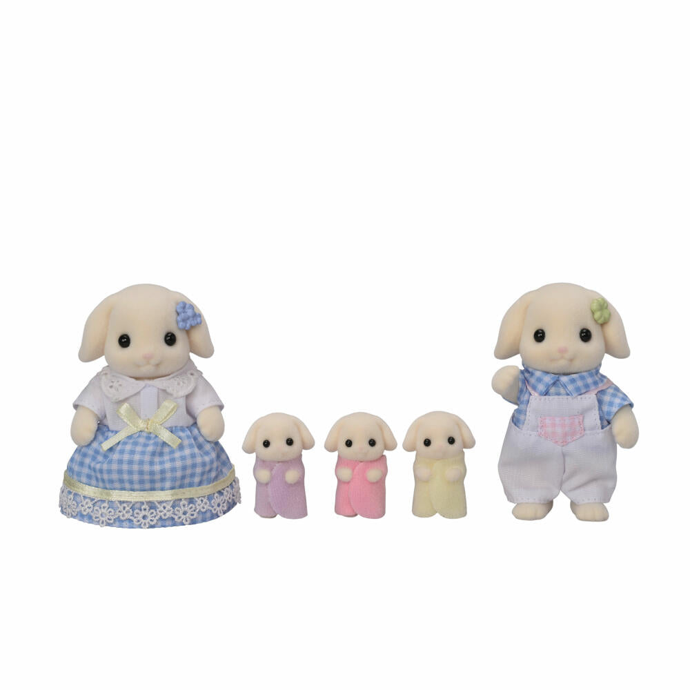 Sylvanian Families Kaninchan Familie, Spielfiguren, Figuren, Spielzeug, Kinder, 5735