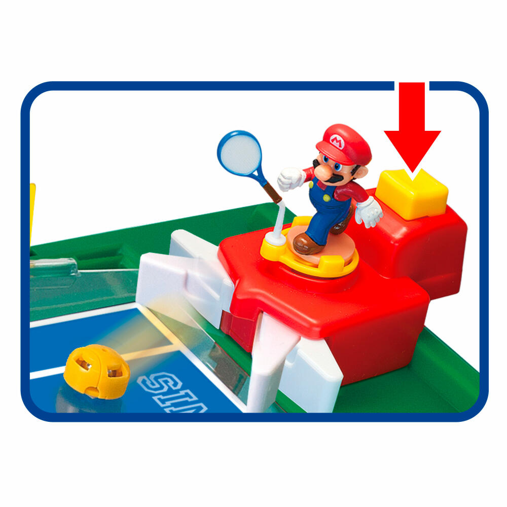 Epoch Games Super Mario Rally Tennis, Tennisspiel, Actionspiel, Kinderspiel, ab 5 Jahren, 7434