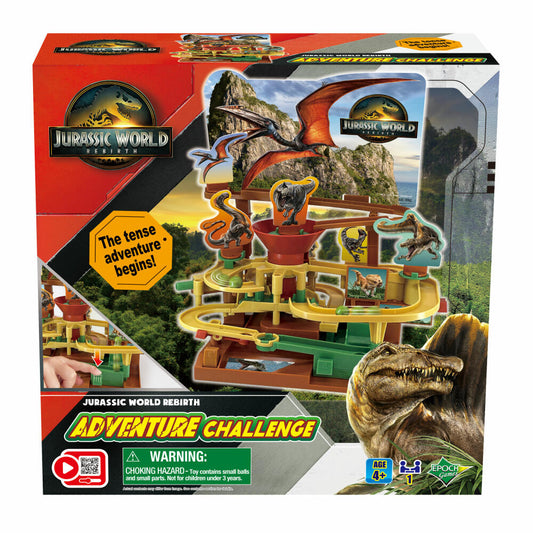 Epoch Games Jurassic World Adventure Game, Kugelbahn, Hindernisspiel, ab 4 Jahren, 7515