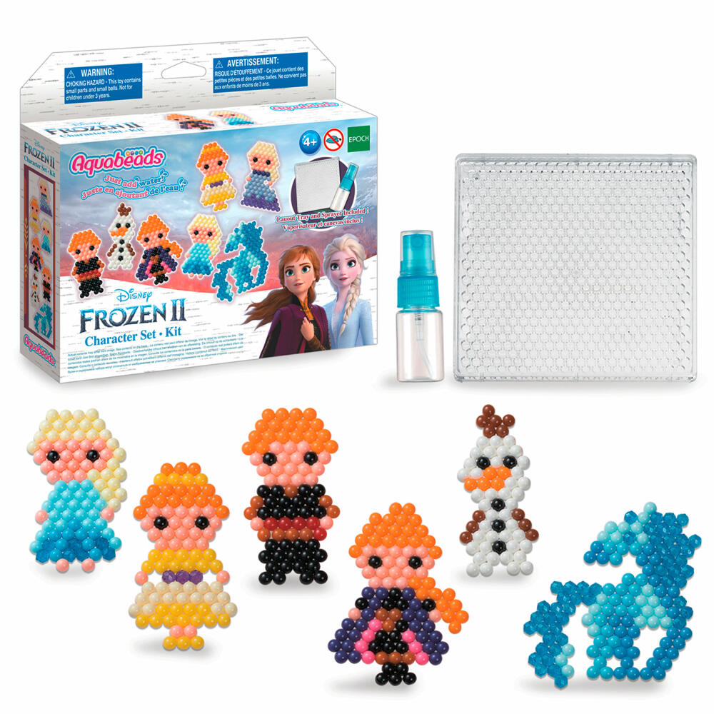 Aquabeads Die Eiskönigin 2 Figurenset, Bastelperlen, Bastelset, Basteln, Perlen, Kinder, 31370