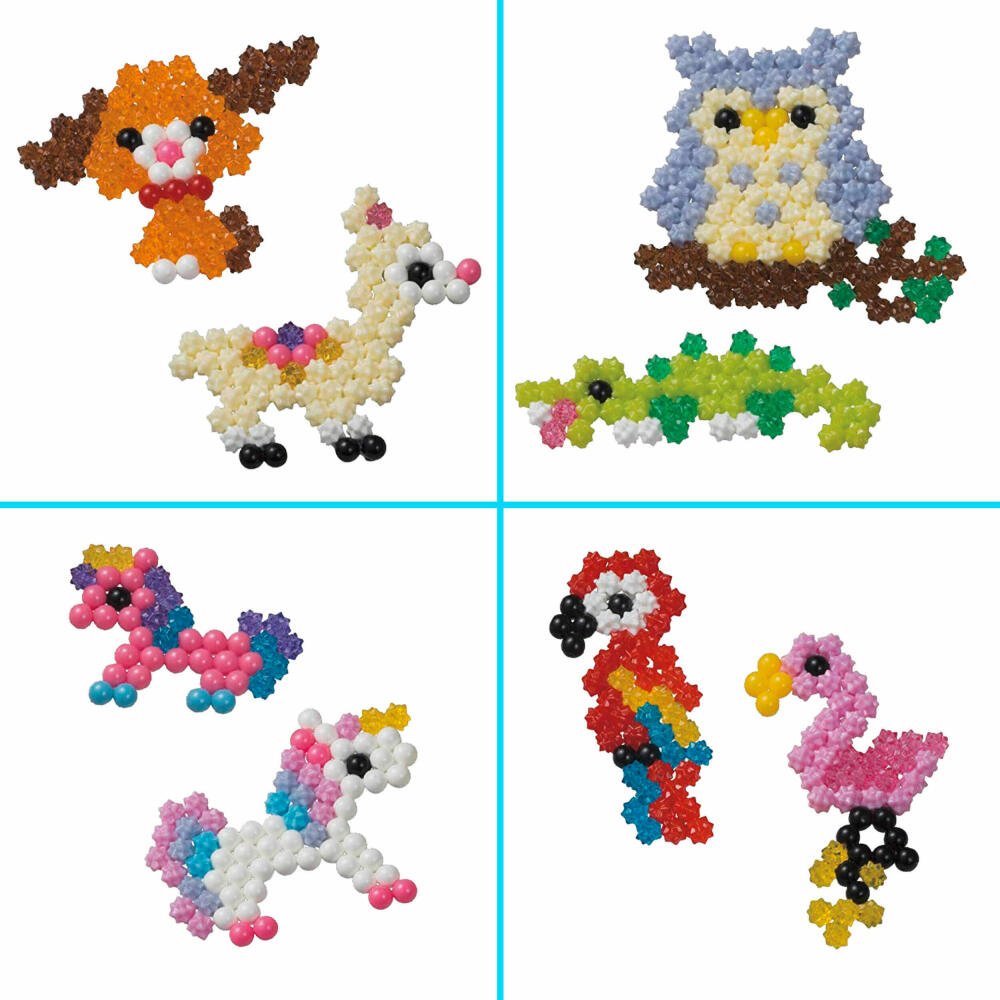 Aquabeads Star Beads Animal Set, Star-shaped Beads, Craft Sets, Crafts, Templates, 31602