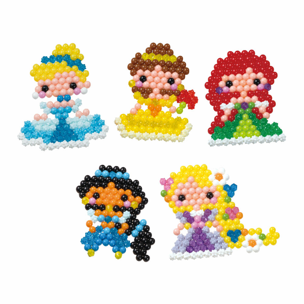 Aquabeads Disney Princess Star Beads Set, Craft Set Licensed, Craft Beads, Motif Templates, Princess, 800 Beads, 31606