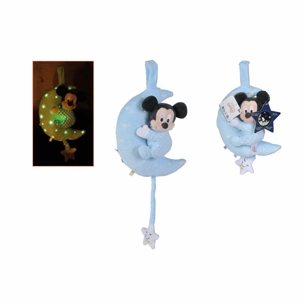 Simba Disney Mickey Glow In The Dark Music Box Moon, Lullaby, Musical Clock, Sleep Aid, 6315872506