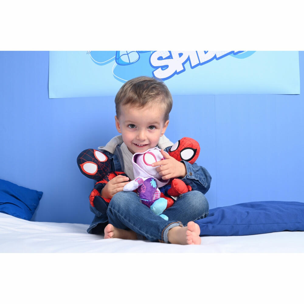 Simba Disney Marvel Spidey, Glow in the Dark, Plüschtier, Kuscheltier, Plüschfigur, Stofftier, 25 cm, 6315875810X12
