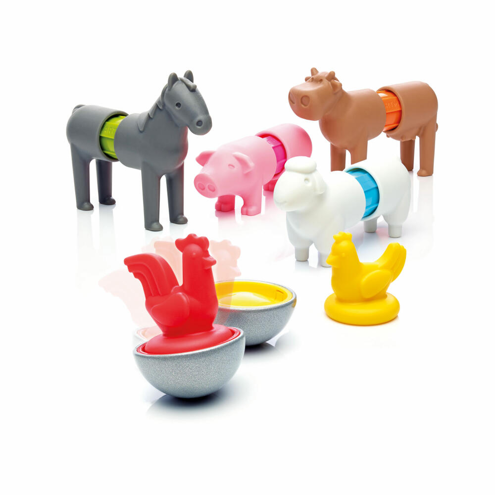 SmartMax My first Farm Animals, 16 pcs., Magnetic Game, Toy, Stacking Game, Children, SMX 221