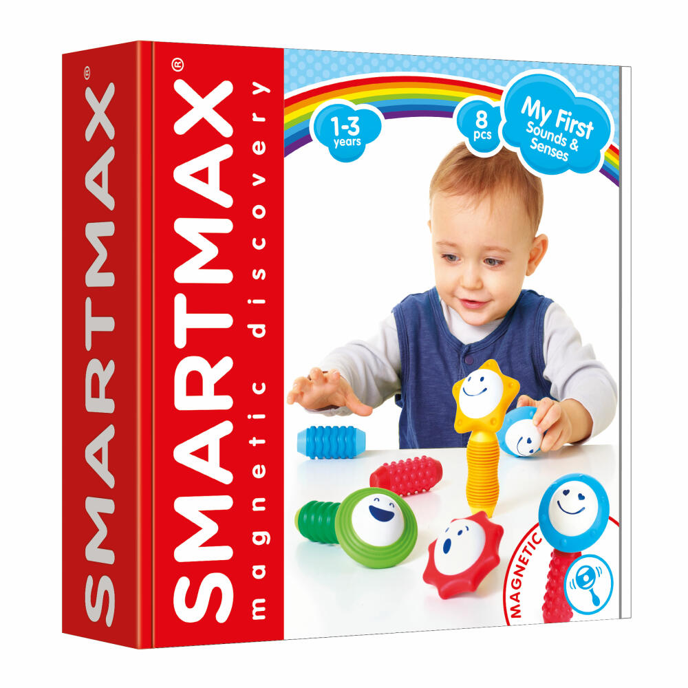 SmartMax My First Sounds & Senses, Magnetspiel, Spielzeug, Steckspiel, Kinder, ab 1 Jahr, SMX 224