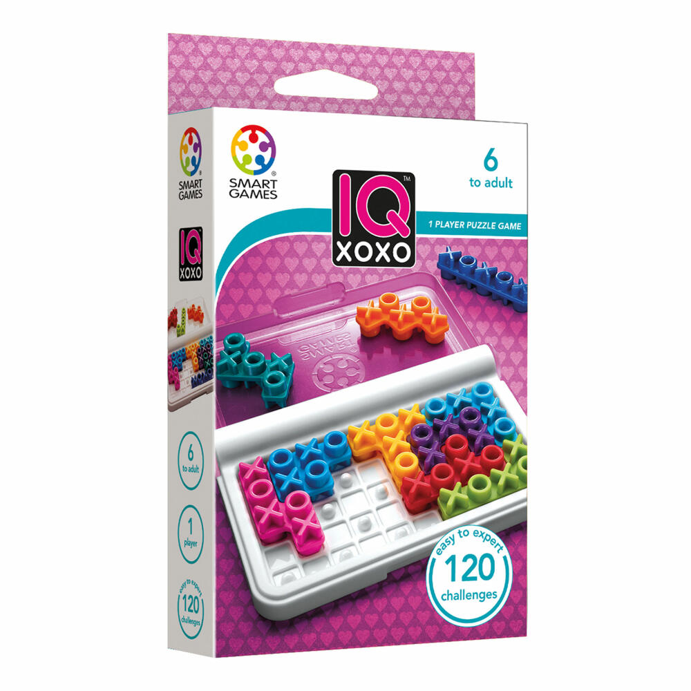 Smart Games IQ Game IQ XOXO, Concentration Game, Children's Game, Children's Game, from 6 years, SG 444