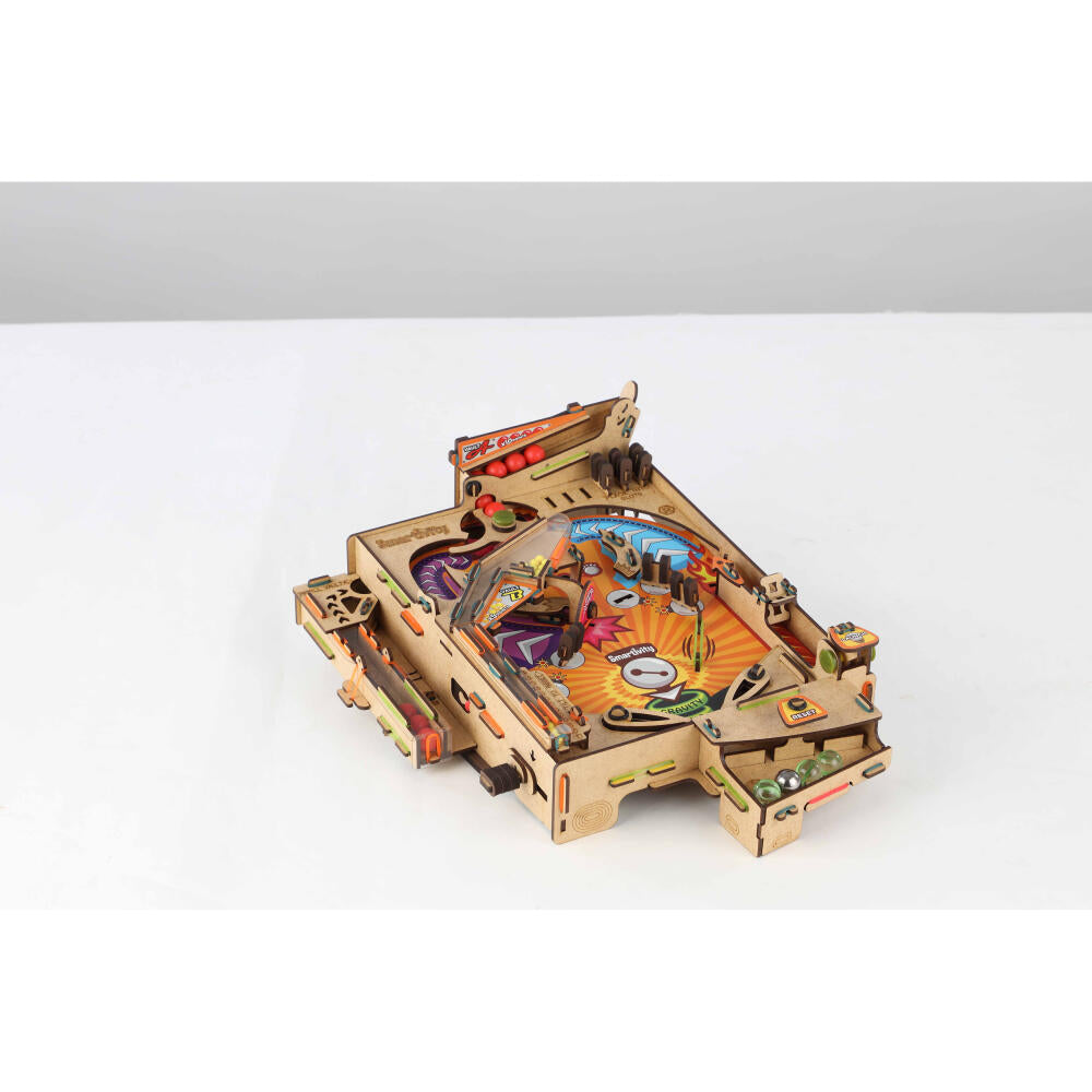 Smartivity Bausatz Pinball Machine, Kinderspiel, Logikspiel, Lernspielzeug, ab 8 Jahren, Holz, STY 303