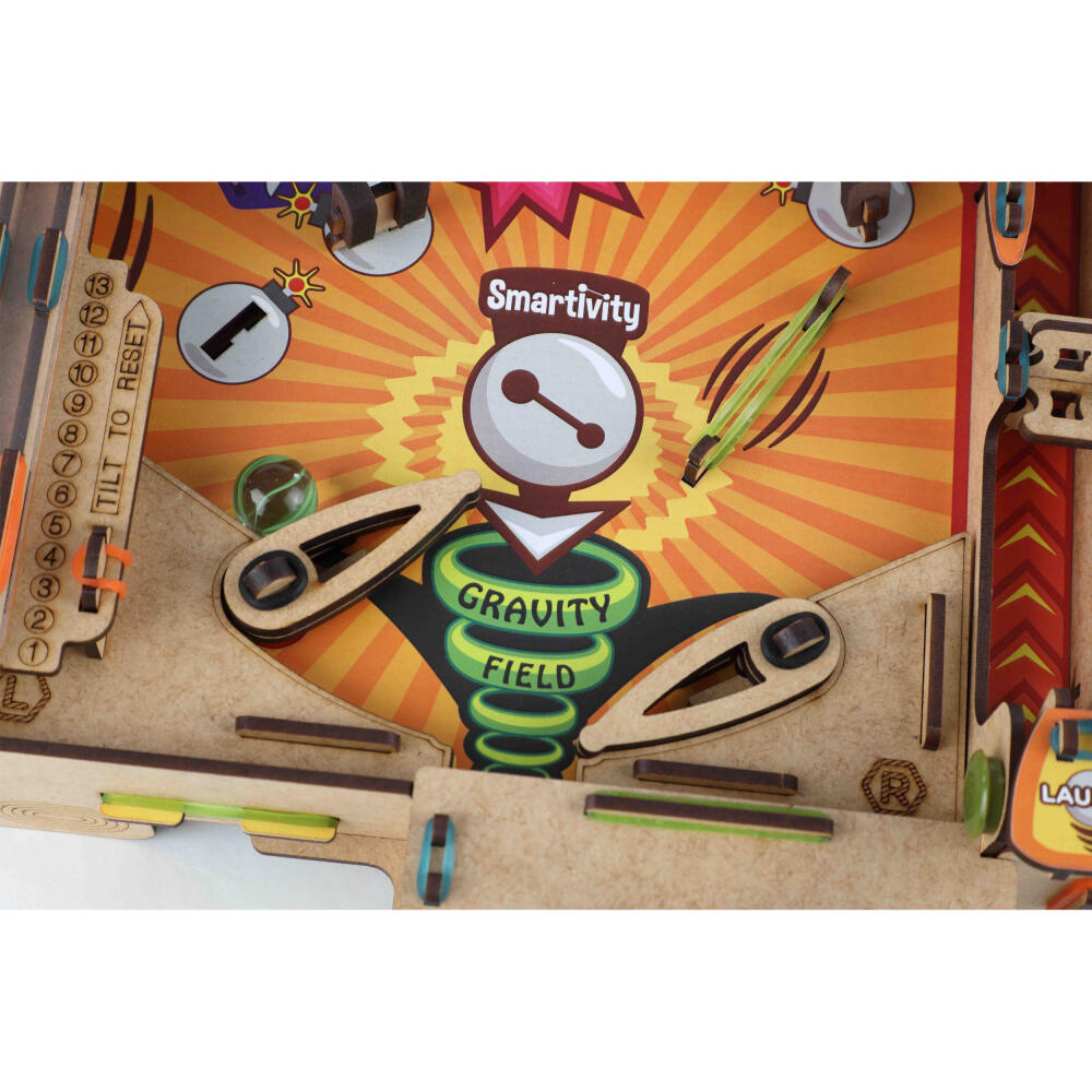 Smartivity Bausatz Pinball Machine, Kinderspiel, Logikspiel, Lernspielzeug, ab 8 Jahren, Holz, STY 303