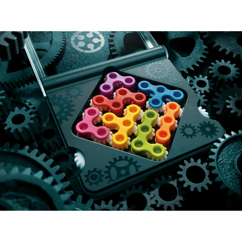 Smart Games IQ Gears, Logikspiel, Knobelspiel, Denkspiel, ab 7 Jahren, SG 307