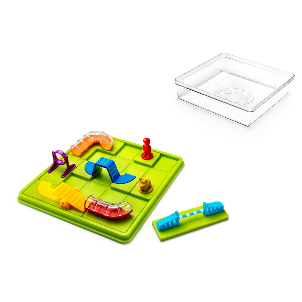 Smart Games Pfotenparcours, Kinderspiel, Logikspiel, Lernspielzeug, ab 7 Jahren, SG 451 DE