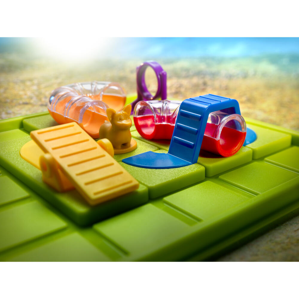 Smart Games Pfotenparcours, Kinderspiel, Logikspiel, Lernspielzeug, ab 7 Jahren, SG 451 DE