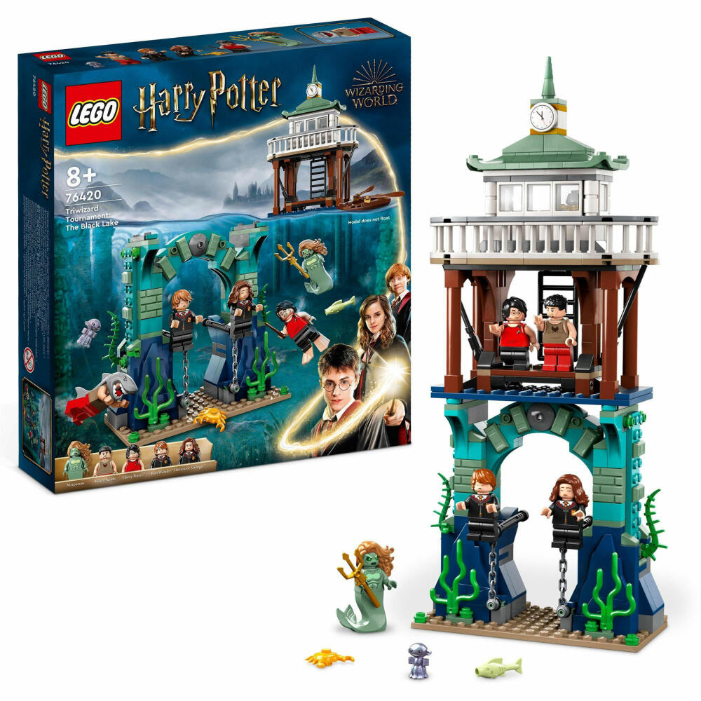LEGO Harry Potter Trimagisches Turnier: Der Schwarze See, 349-tlg., Bauset, Konstruktionsset, Bausteine, Spielzeug, ab 8 Jahre, 76420