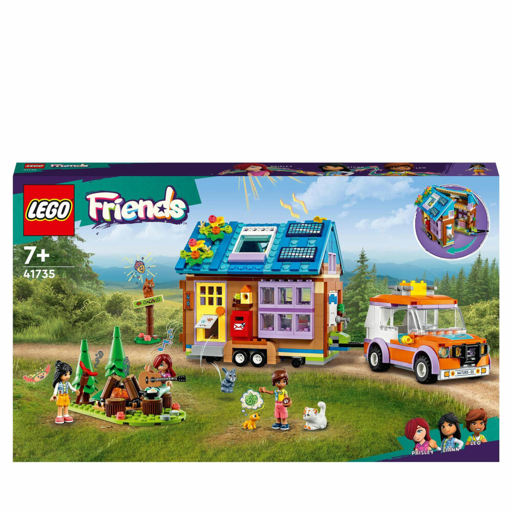 LEGO Friends Mobiles Haus, 785-tlg., Bauset, Konstruktionsset, Bausteine, Spielzeug, ab 7 Jahre, 41735