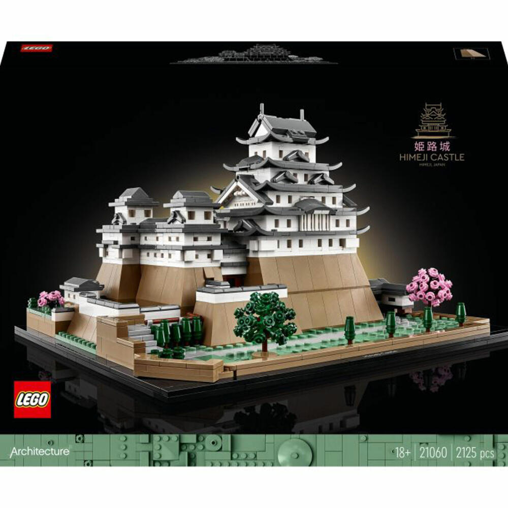 LEGO Architecture Burg Himeji, 2125-tlg., Legosteine, Bausteine, Bauset, Konstruktionsset, ab 18 Jahren, 21060