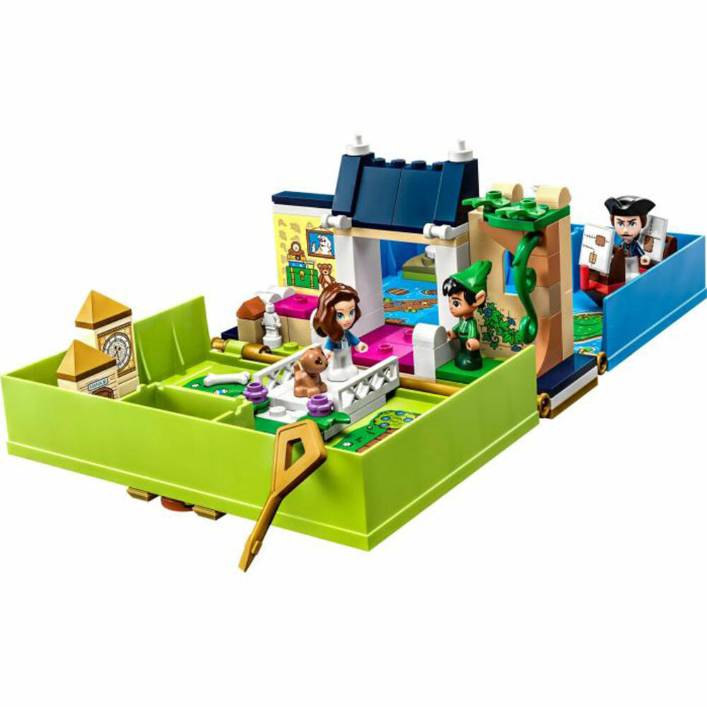 LEGO Disney Classic Peter Pan & Wendy Storybook Adventure, 111 pcs., Building Set, Construction Set, Building Blocks, Toy, Ages 5 and Up, 43220