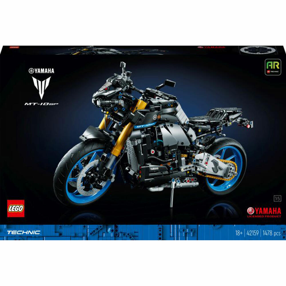 LEGO Technic Yamaha MT-10 SP, 1478 pcs., Lego bricks, building blocks, construction set, construction set, ages 18 and up, 42159