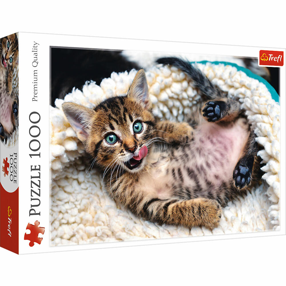 Trefl Puzzle Happy Cat, 1000 pieces, 68.3 x 48 cm, 10448