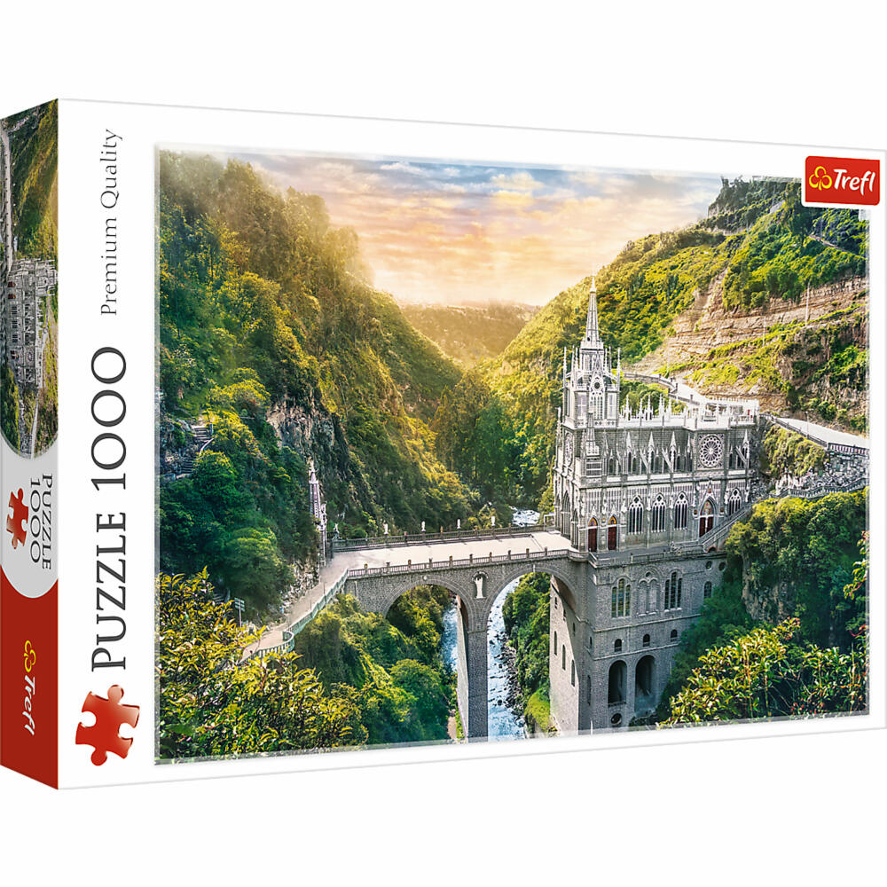 Trefl Puzzle Las Lajas Kirche, Kolumbien, 1000 Teile, 68.3 x 48 cm, 10724