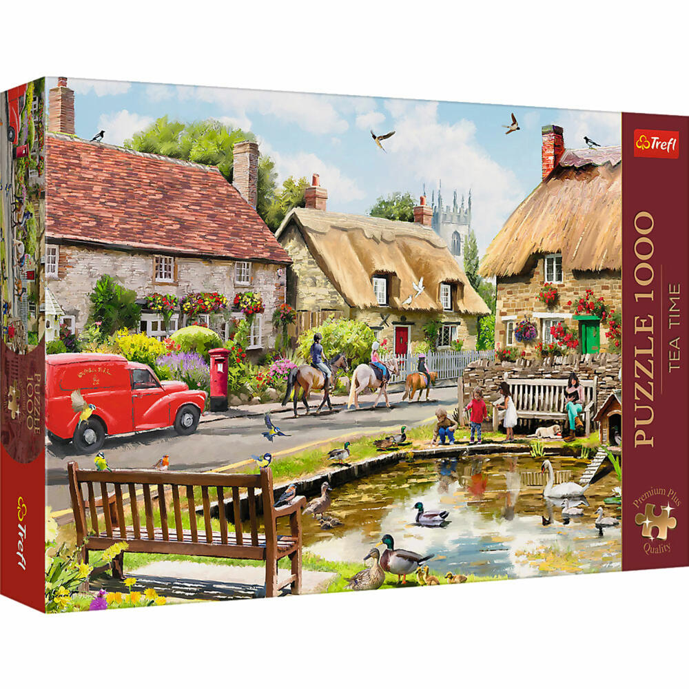 Trefl Puzzle Tea Time Sommer in der Stadt, 1000 Teile, 68 x 48 cm, 10808