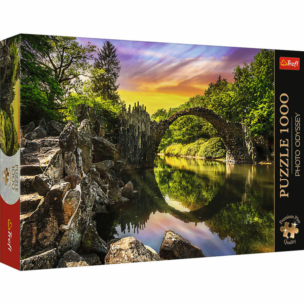 Trefl Puzzle Photo Odyssey Rakotzbrücke in Kromlau, Deutschland, 1000 Teile, 68 x 48 cm, 10811