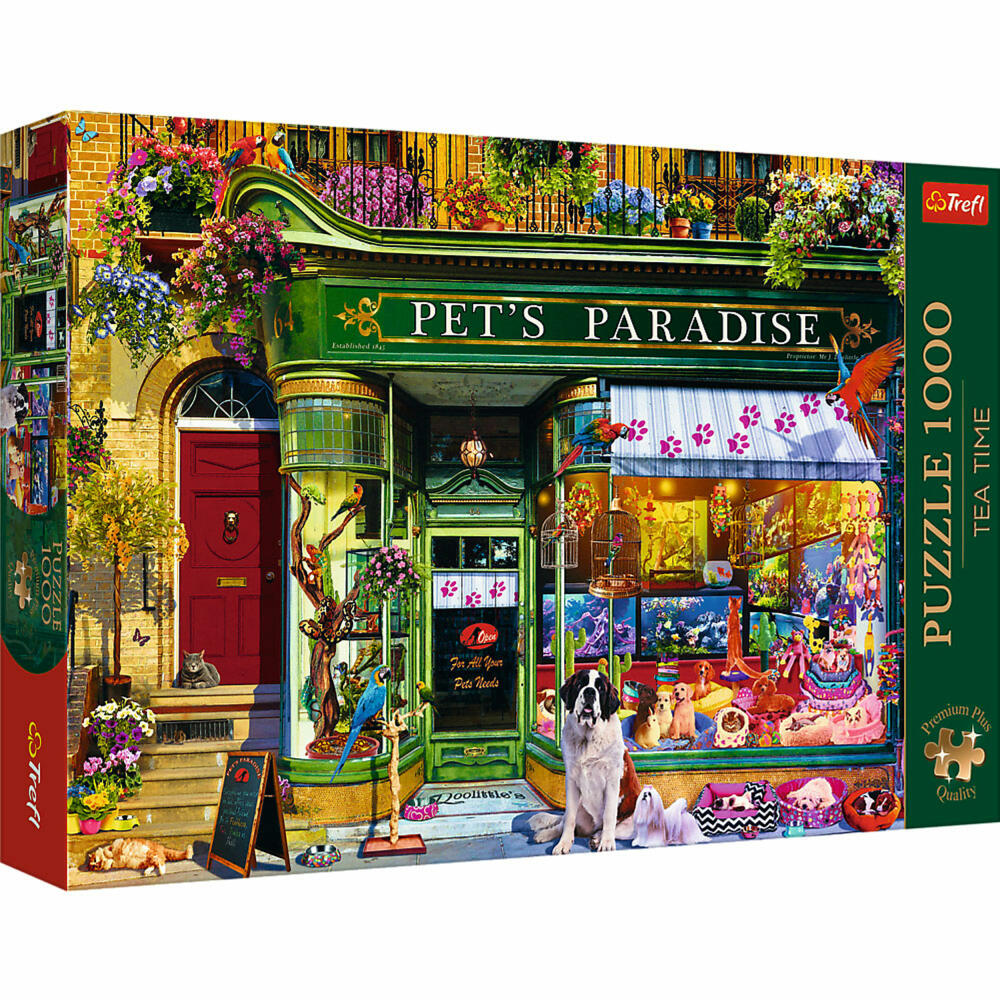 Trefl Puzzle Tea Time Tier Pardies, 1000 Teile, 68 x 48 cm, 10841