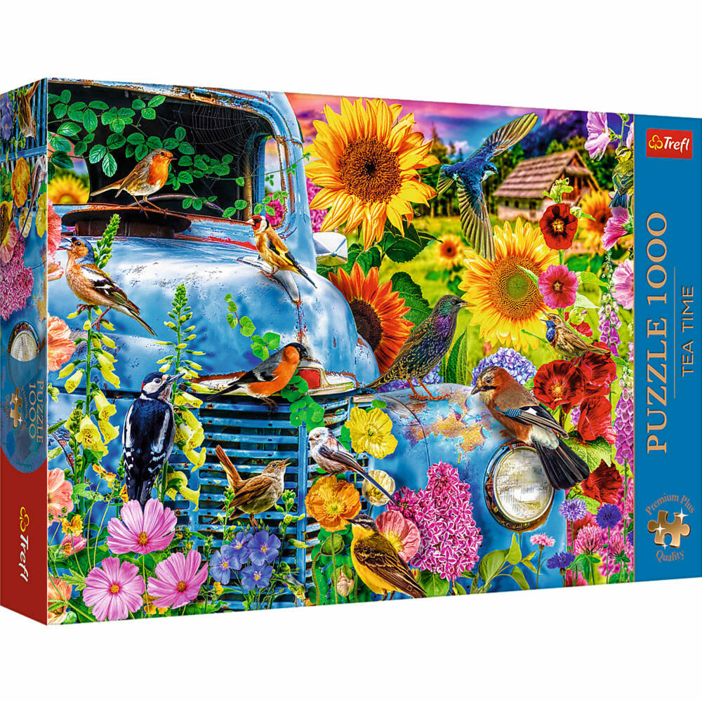 Trefl Puzzle Tea Time Singvögel, 1000 Teile, 68 x 48 cm, 10848