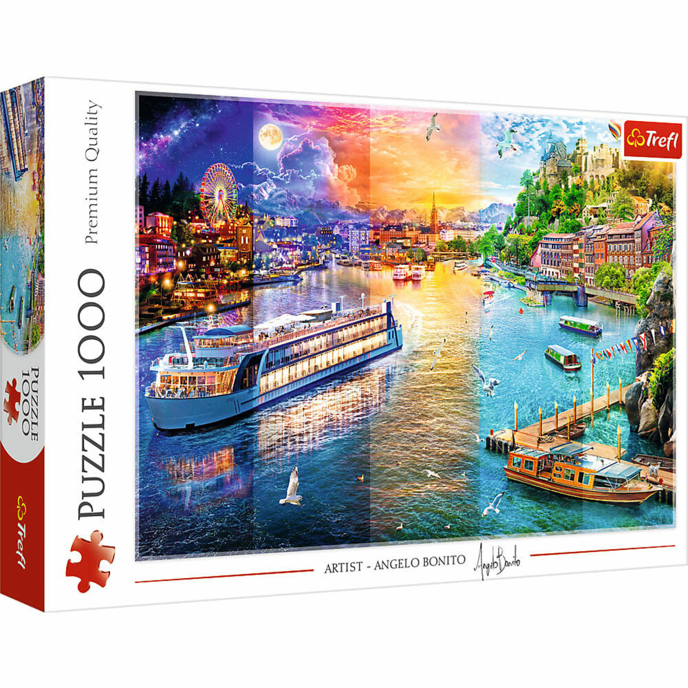 Trefl Puzzle Flusskreuzfahrt, 1000 Teile, 68 x 48 cm, 10860
