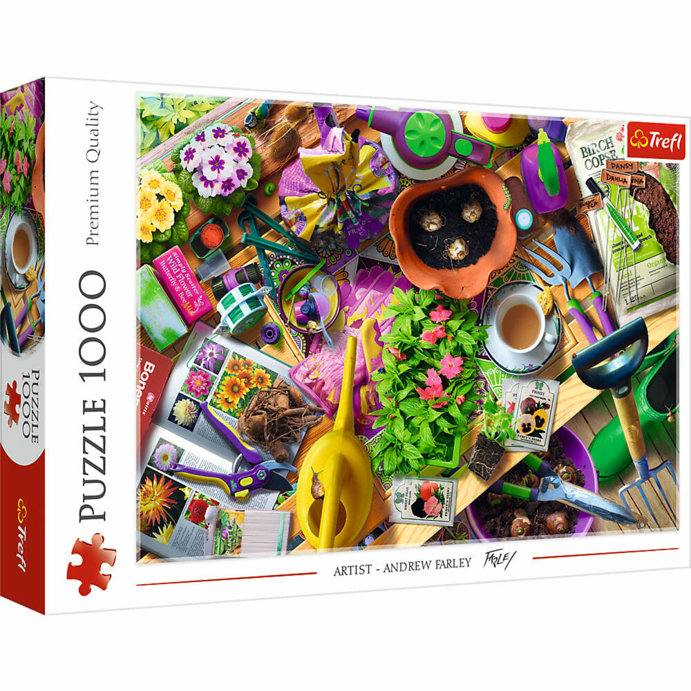 Trefl Puzzle Garten, 1000 Teile, 68 x 48 cm, 10927