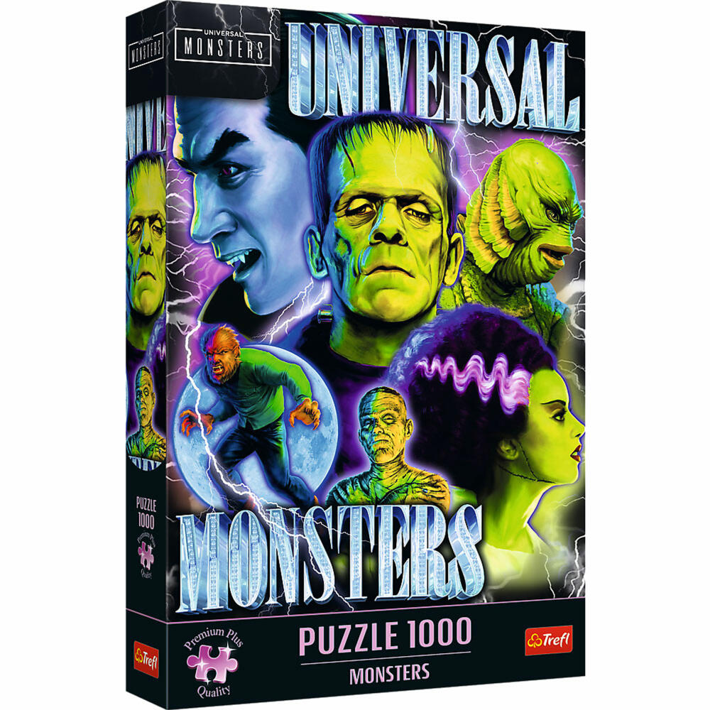 Trefl Puzzle Universal Monsters, 1000 Teile, 68 x 48 cm, 12070