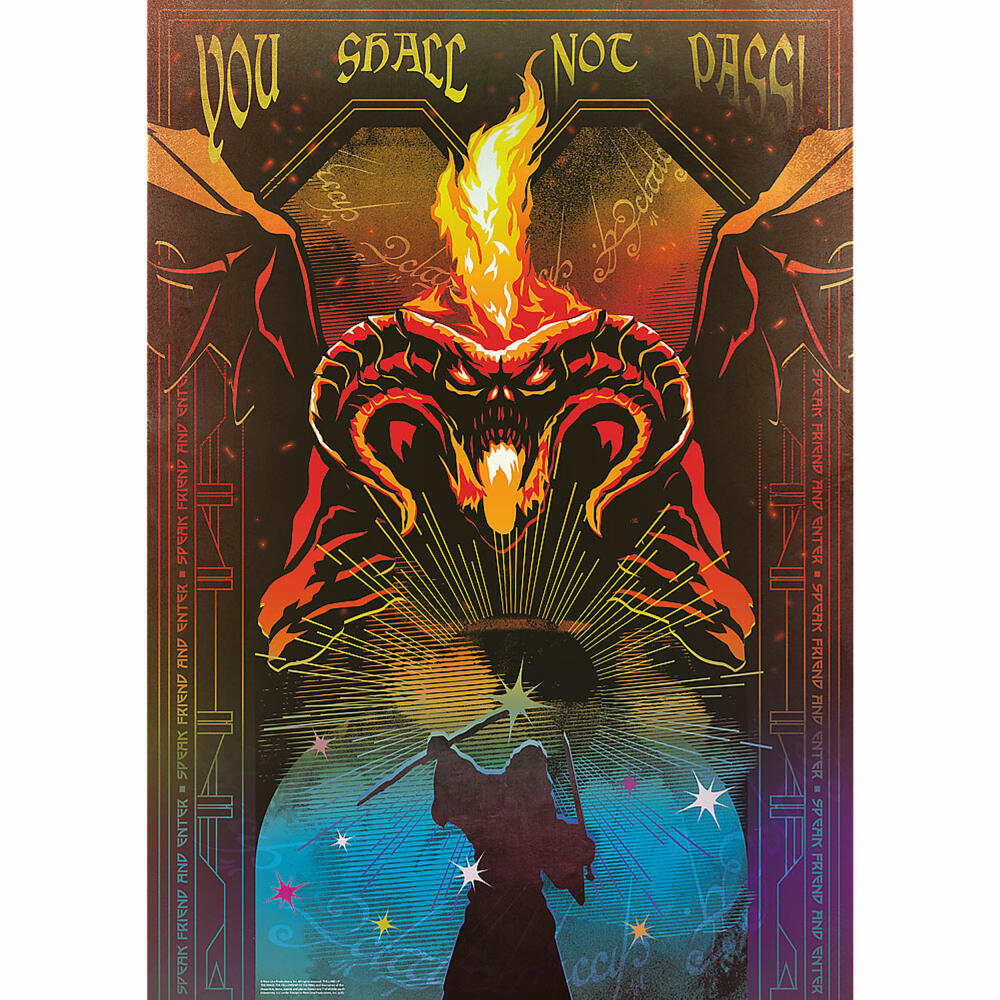 Trefl Puzzle Lord of the Rings, Herr der Ringe, 1000 Teile, 68 x 48 cm, 12071
