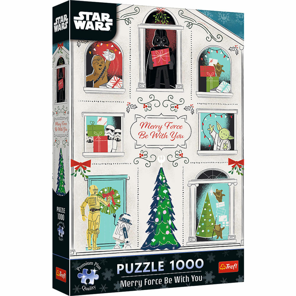 Trefl Puzzle Star Wars - Marry Force be with You, 1000 Teile, 68 x 48 cm, 12087