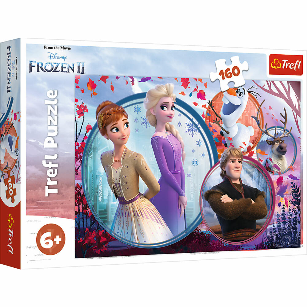 Trefl Puzzle Disney Frozen, Kinderpuzzle, 160 Teile, 41 x 27.5 cm, 15374
