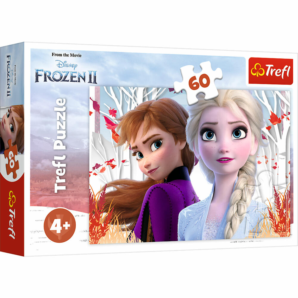 Trefl Puzzle Disney Frozen 2, Kinderpuzzle, 60 Teile, 33 x 22 cm, 17333
