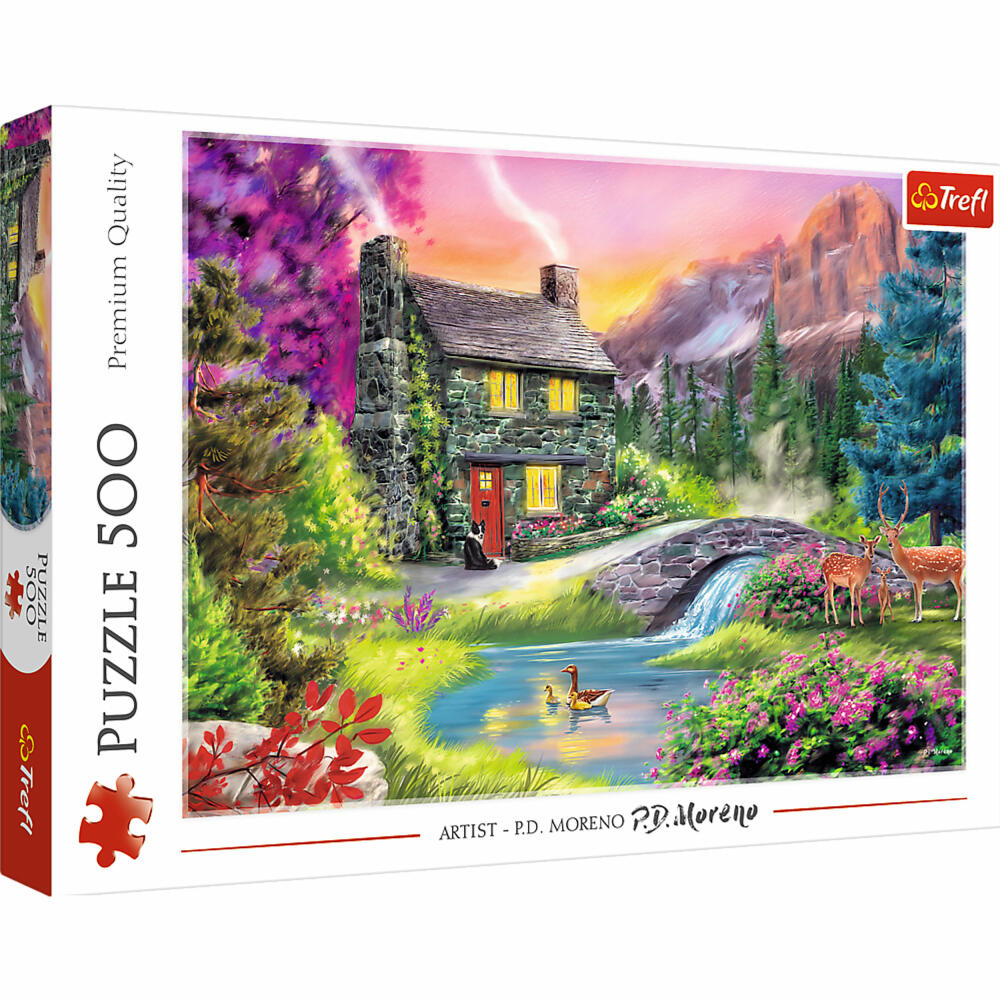 Trefl puzzle mountain idyll, landscape, 500 pieces, 48 x 34 cm, 37325