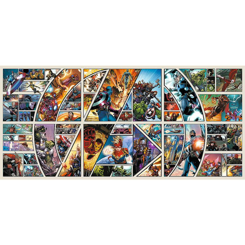 Trefl UFT Puzzle Marvel - Across the Comic Universe, 9000 Teile, 198.6 x 92.8 cm, 81022