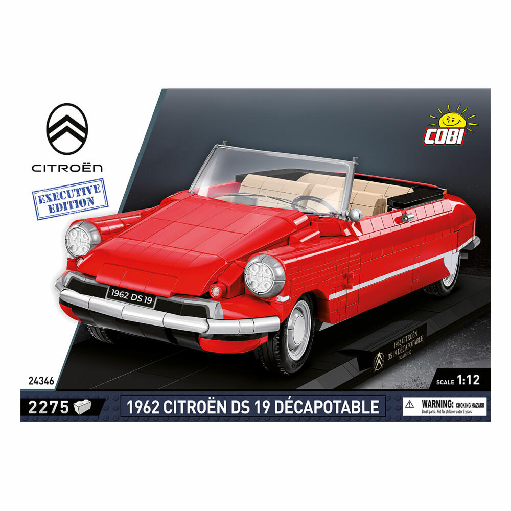 COBI Klemmbausteinset 1962 Citroen DS. 19 Convertible Executive Edition, 2275 Teile, 24346