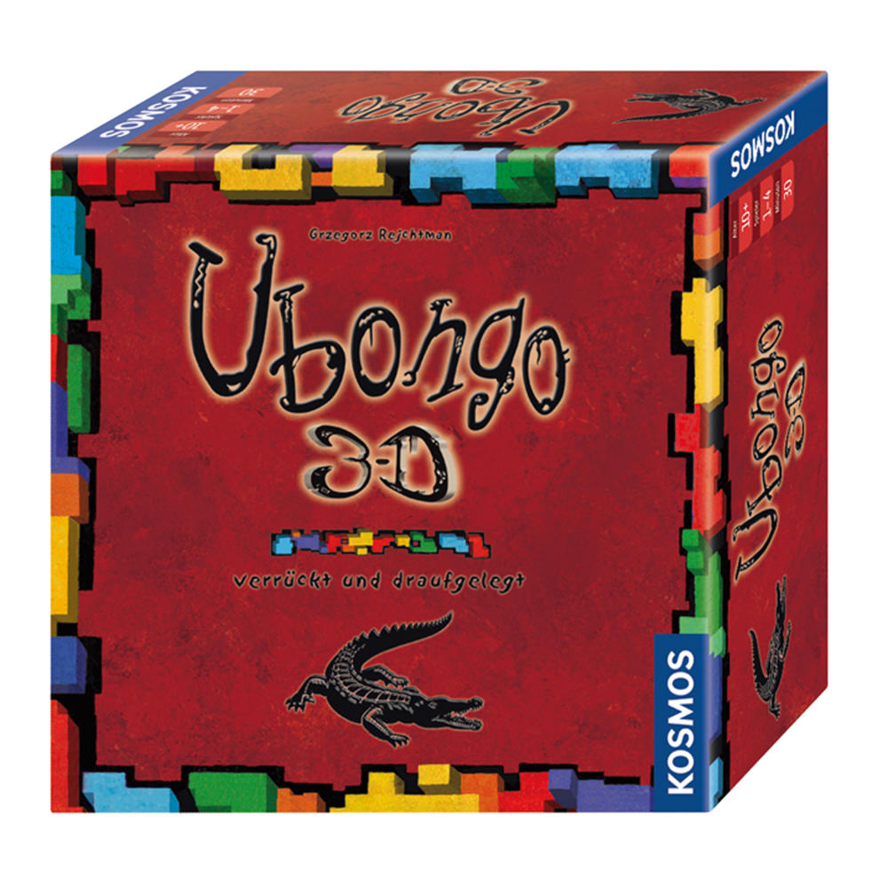 KOSMOS Family Games Ubongo 3-D, Puzzle Game, Game, Ages 10 and Up, 690847
