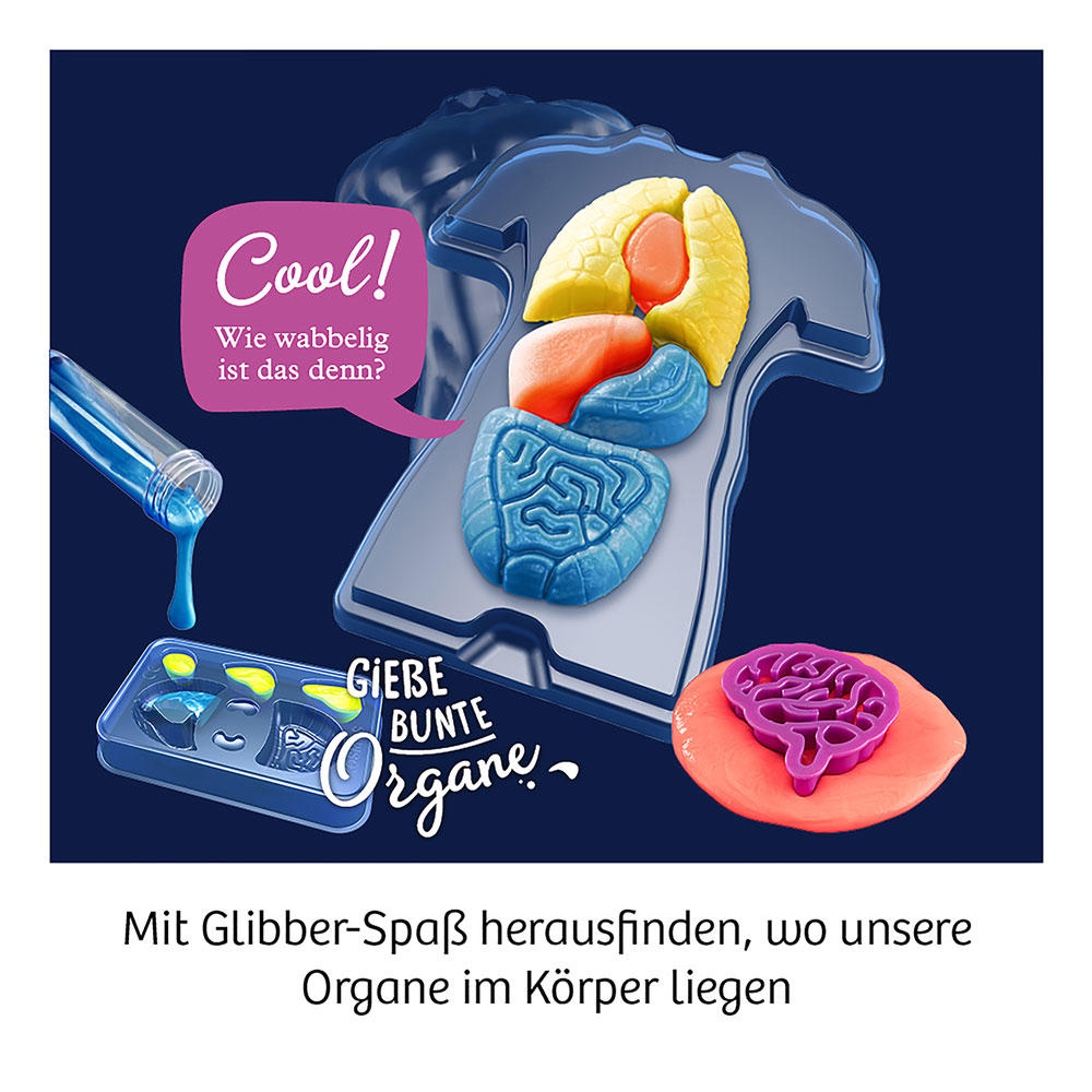 KOSMOS Fun Science Glibber-Organe, Experimentieren, Basteln, Lernen, Entdecken, ab 8 Jahren, 654184