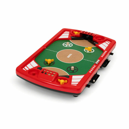 BRIO Spiele Tischfußball-Flipper, Flipperspiel, Tisch Fußball, Tischflipper, Kinderspielzeug, Kinder Spielzeug, 34019