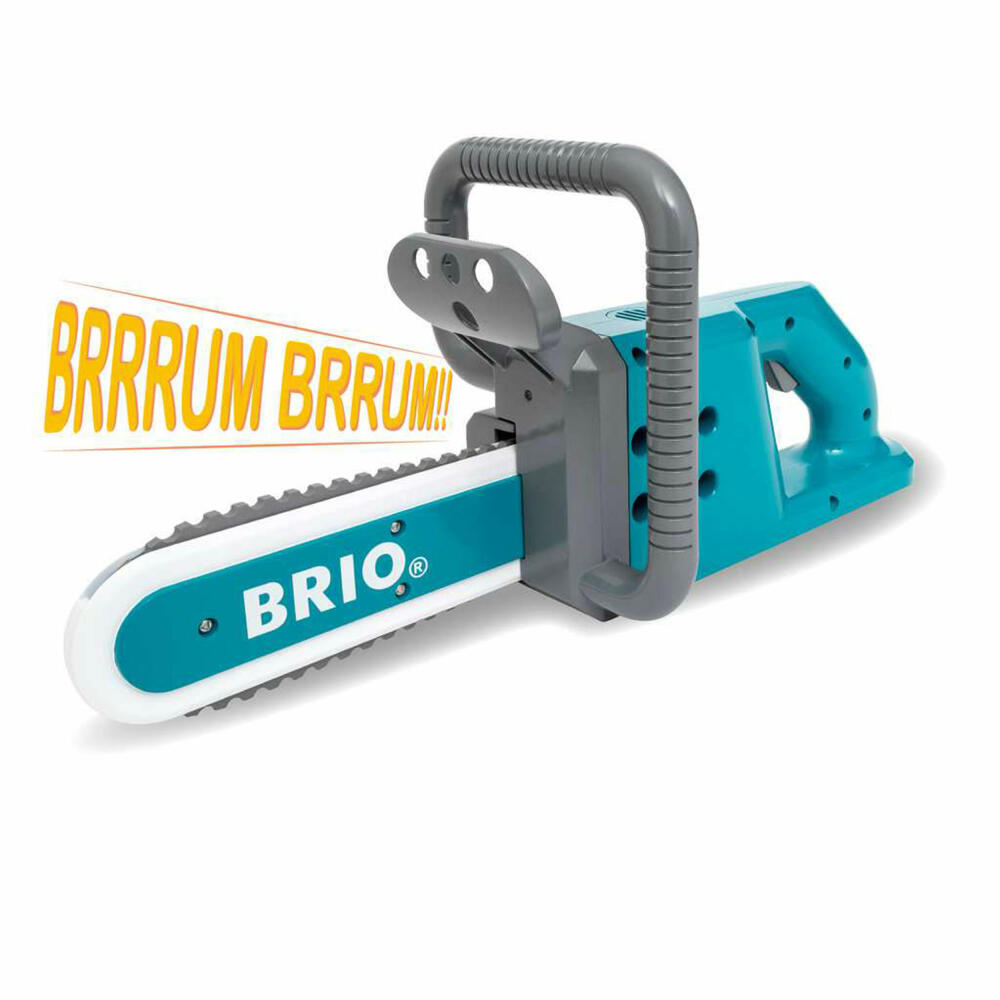 BRIO Builder Kettensäge, Kinderwerkzeug, Kinder Werkzeug, Spielzeug, ab 3 Jahren, 63460200