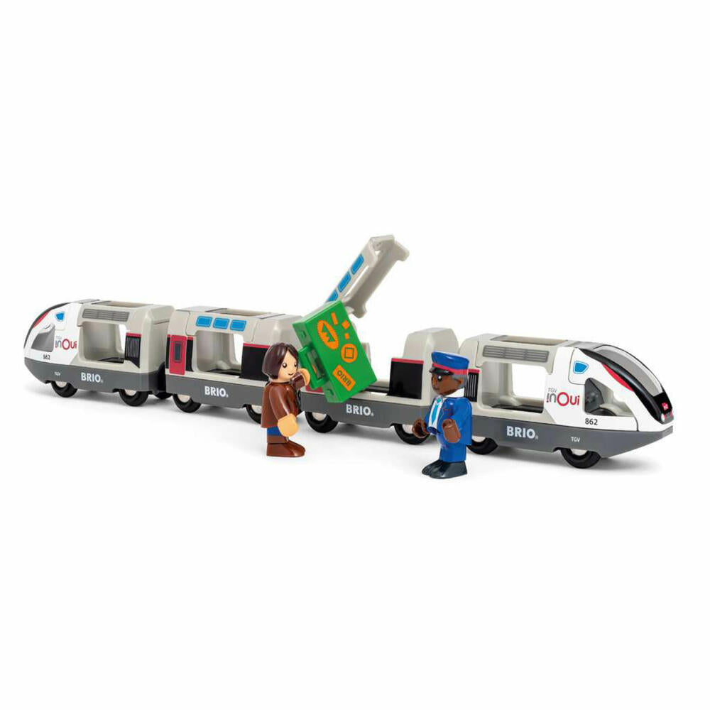 BRIO TGV Hochgeschwindigkeitszug, Zug, Spielzeuglok, Lok, Hochgeschwindigkeitslok, Spielzeug, 63608700