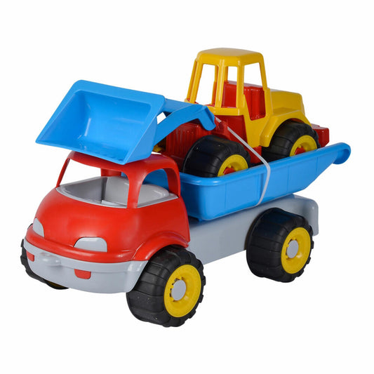 Simba LKW Kipper mit Bagger, Sandspielzeug, Spielzeugauto, Spielzeug, Auto, 107134610