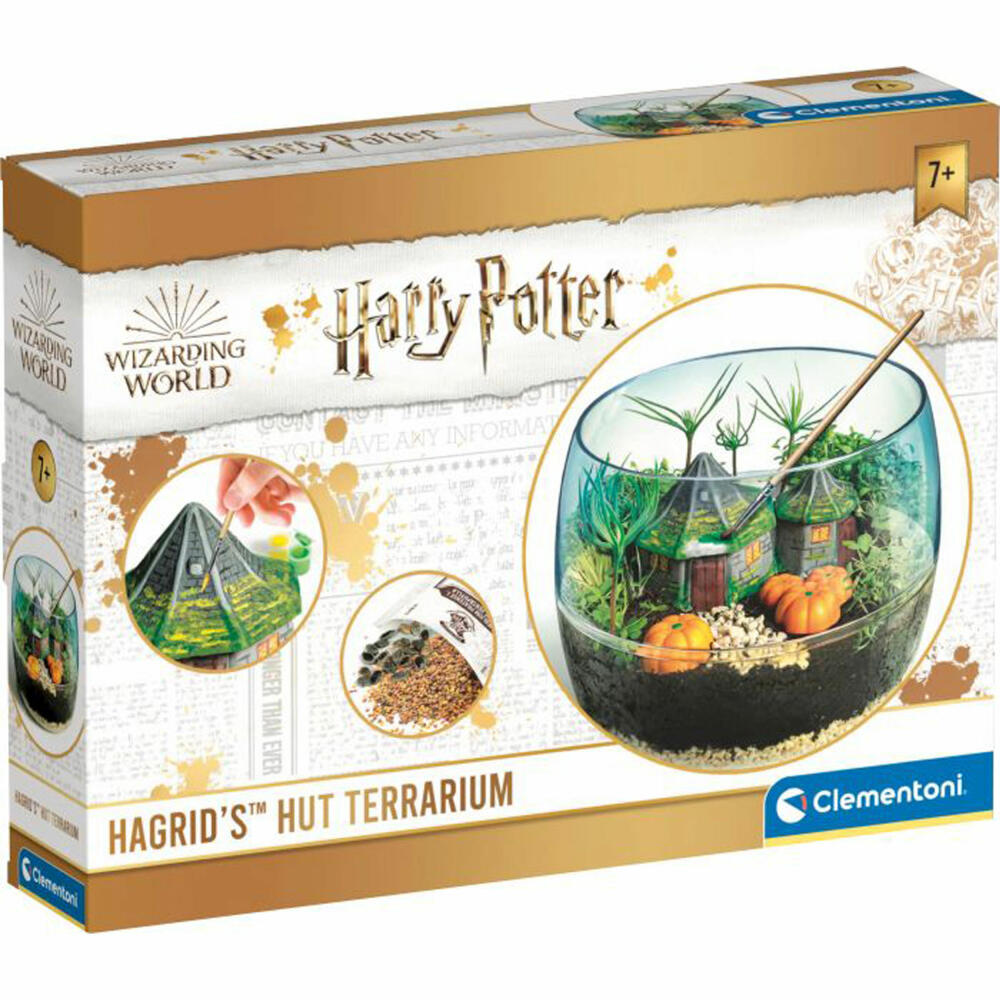 Clementoni Harry Potter Terrarium, Mini Ecosystem, Hagrid's Hut, from 7 years, 19248