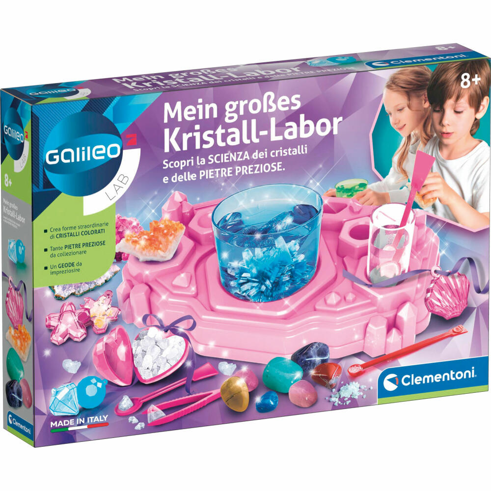 Clementoni Galileo Mein großes Kristall Labor, 59458