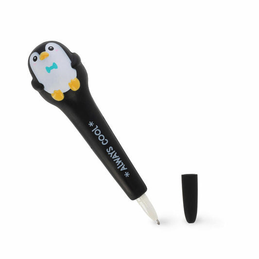 Legami Squishy Gel Pen Squeezies Penguin, Gelstift, Gelschreiber, Stift, Pinguin, SQP0004